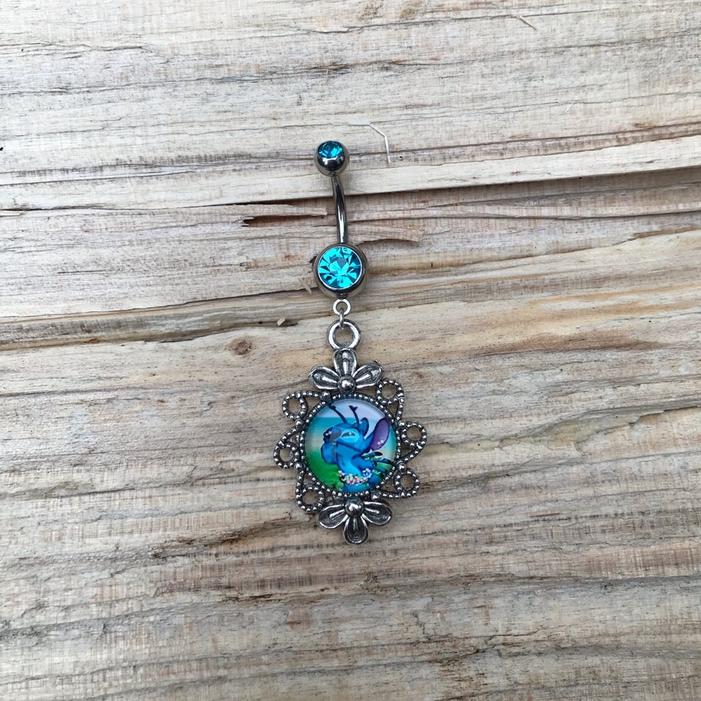 Stitch Belly Button Ring